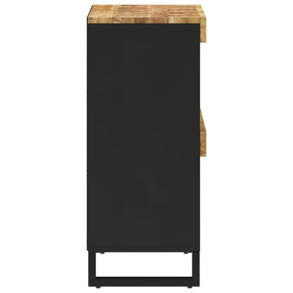 Armario Auxiliar De Madera Maciza De Mango 85x33x75 Cm_2