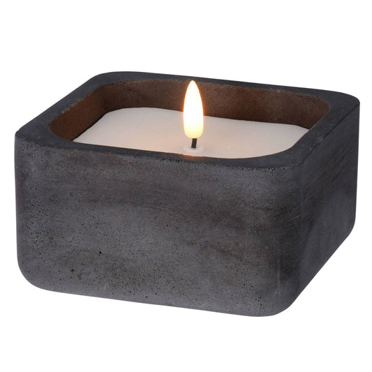 Well Home Vela Led Formato Cuadrado Color Negro 12x12x6,5cm_0