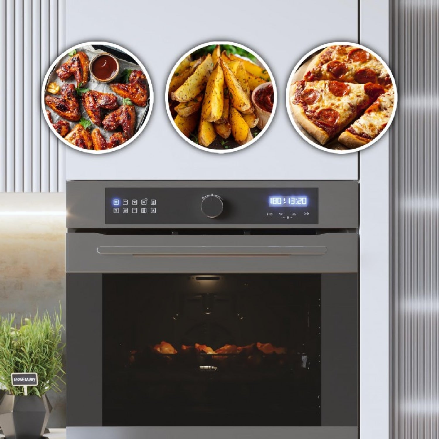 Cecotec Horno Multifunción Air Fryer Bolero Hexa Af316000 Inox A_1