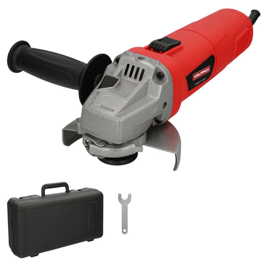 Amoladora Angular 900 Watt. Disco Ø 115 Mm. 11.000 R.p.m. Mango 3 Posiciones Eje M14 Protector Disco Ajustable, Anti Arranque_0