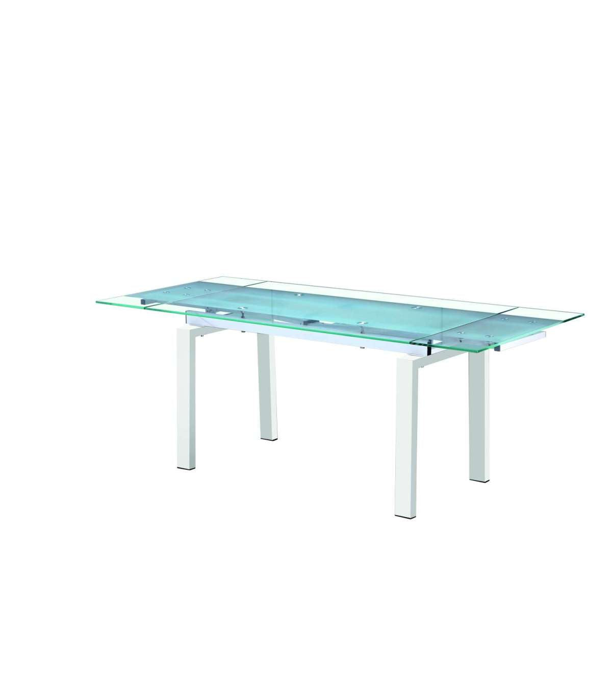 Mesa De Comedor Cheap Garona Extensible Patas Blancas. 140200 Cm(ancho) 76 Cm(altura) 90 Cm(fondo)_4