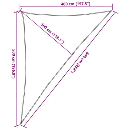 Vidaxl Toldo De Vela Poliéster Oxford 100% Arena 4x5x6,4 M_2