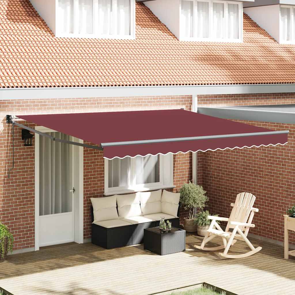 Toldo Retráctil Automático Burdeos 400x300 Cm_1