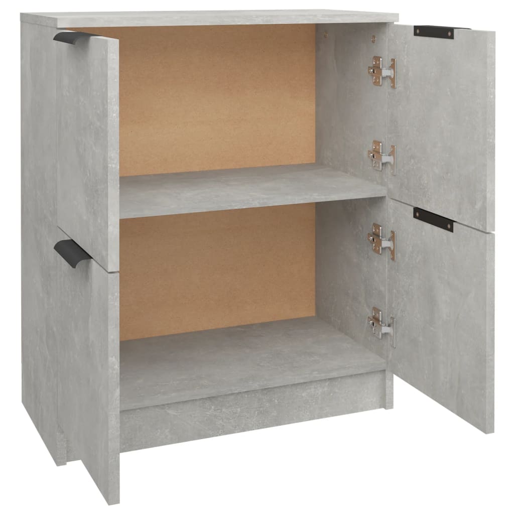 Aparador De Madera Contrachapada Gris Hormigón 60x30x70 Cm / Vetonek_1