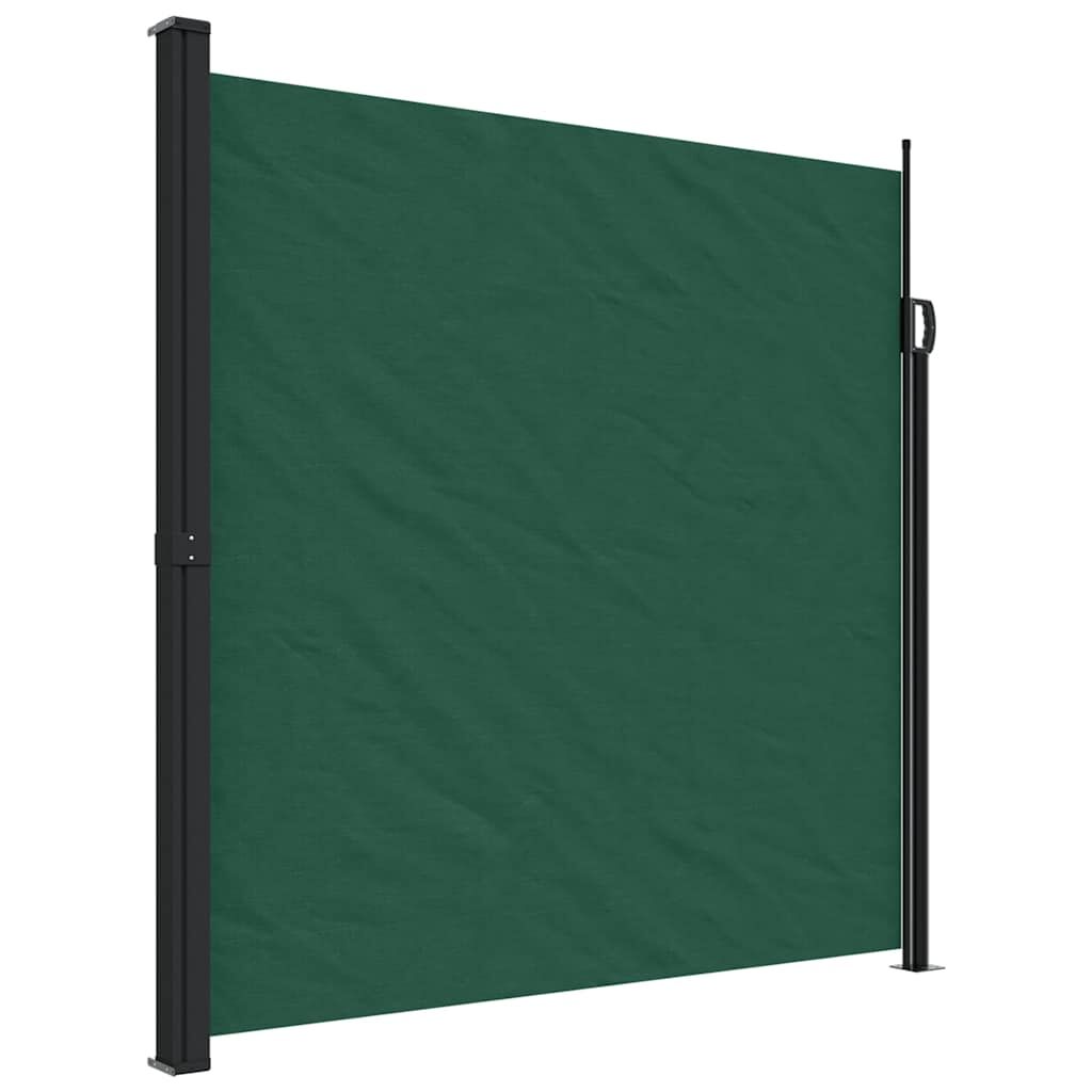 Vidaxl Toldo Lateral Retráctil Verde Oscuro 200x600 Cm_0