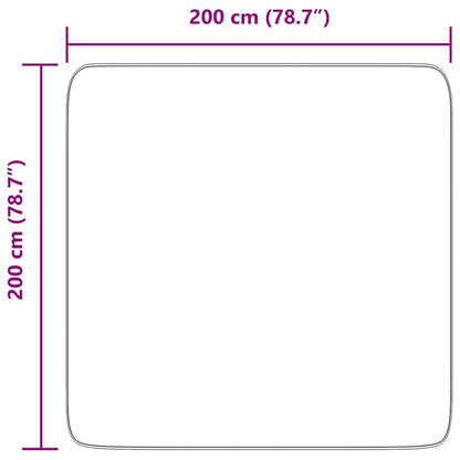 Vidaxl Alfombra Peluda De Pelo Largo Navarra Beige 200x200cm Poliéster_2