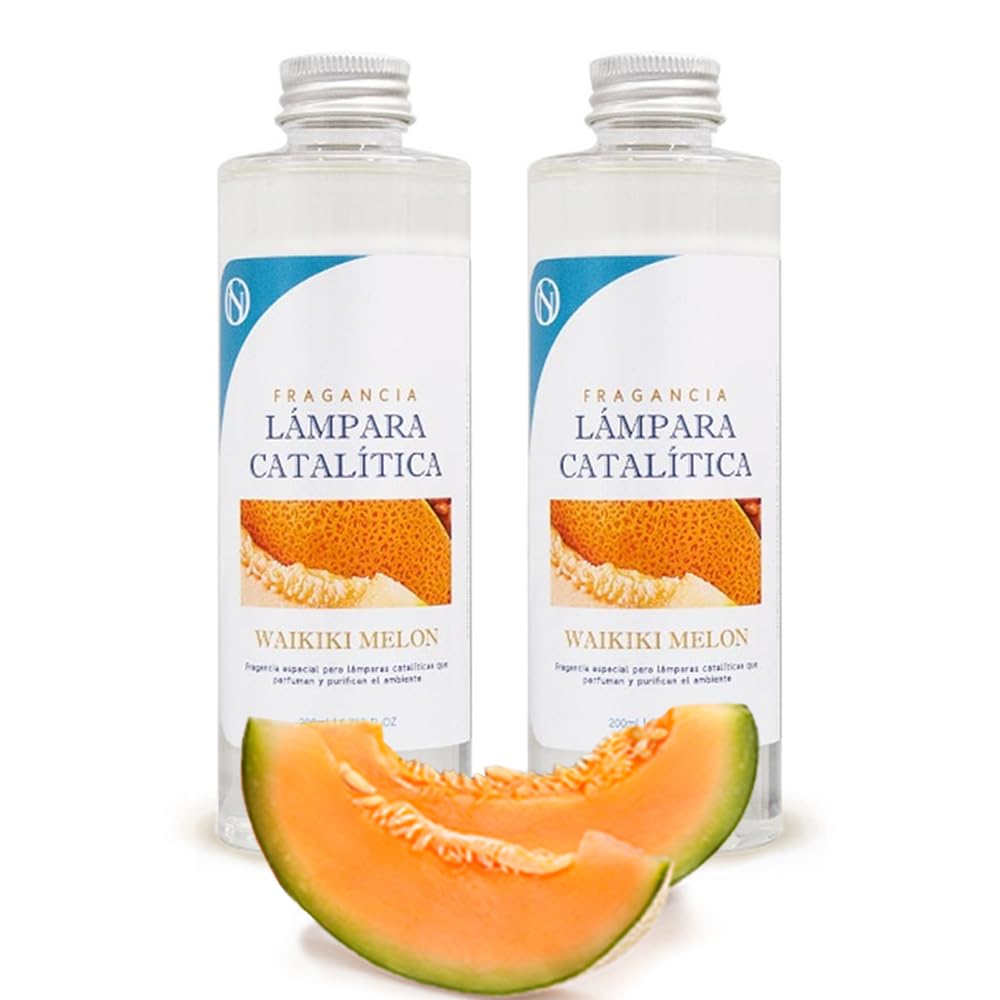 Pack 2x Fragancias Para Lámpara Catalítica 200ml: Aroma Waikiki Melon - Disfruta De Tu Aroma Favorito Durante Más Tiempo_0
