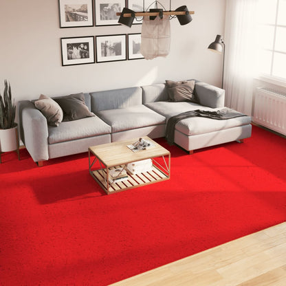 Vidaxl Alfombra De Pelo Corto Oviedo Rojo 300x400 Cm_1