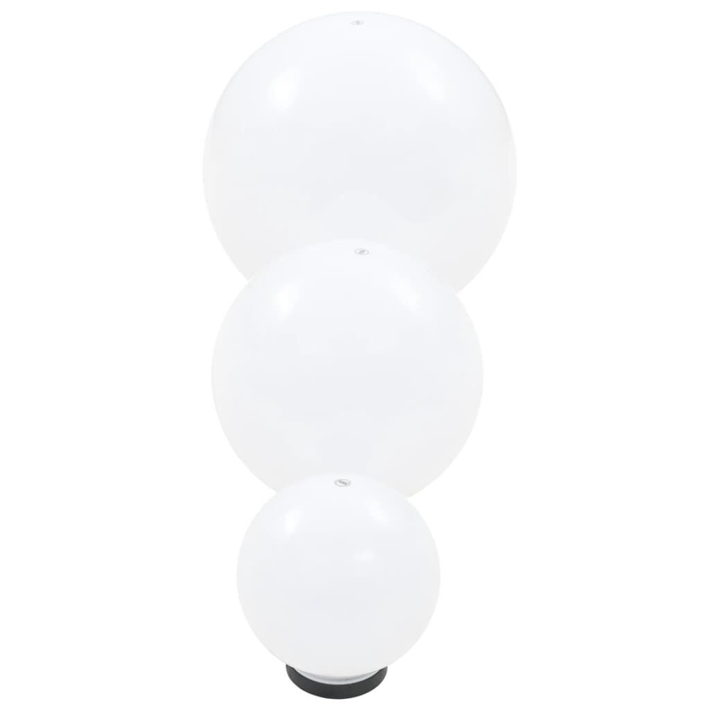 Vidaxl Juego De Lámparas De Bola Led 6 Uds Esféricas Pmma 20/30/40 Cm_4