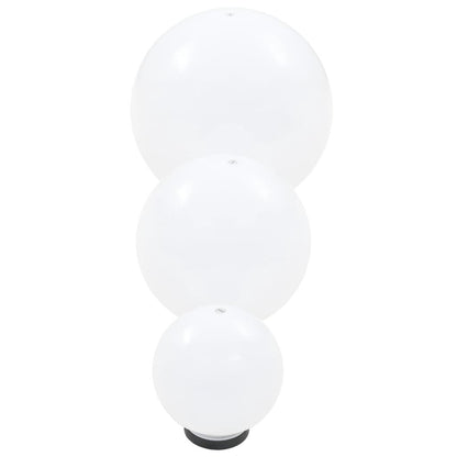 Vidaxl Juego De Lámparas De Bola Led 6 Uds Esféricas Pmma 20/30/40 Cm_4