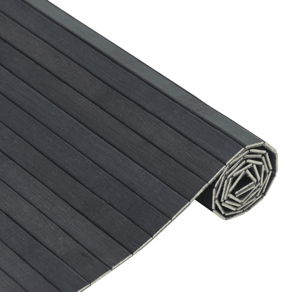 Vidaxl Alfombra Rectangular Bambú Gris 70x300 Cm_3