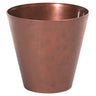 Maceta Tubus Corten 28,5l., Dimensiones (mm) 400x400x373, Color Cobre