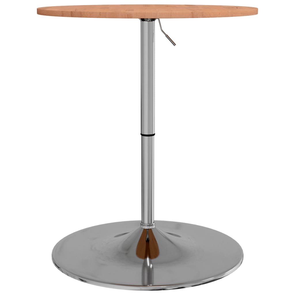 Mesa Alta De Madera Maciza De Haya Ø60x89,5 Cm_3