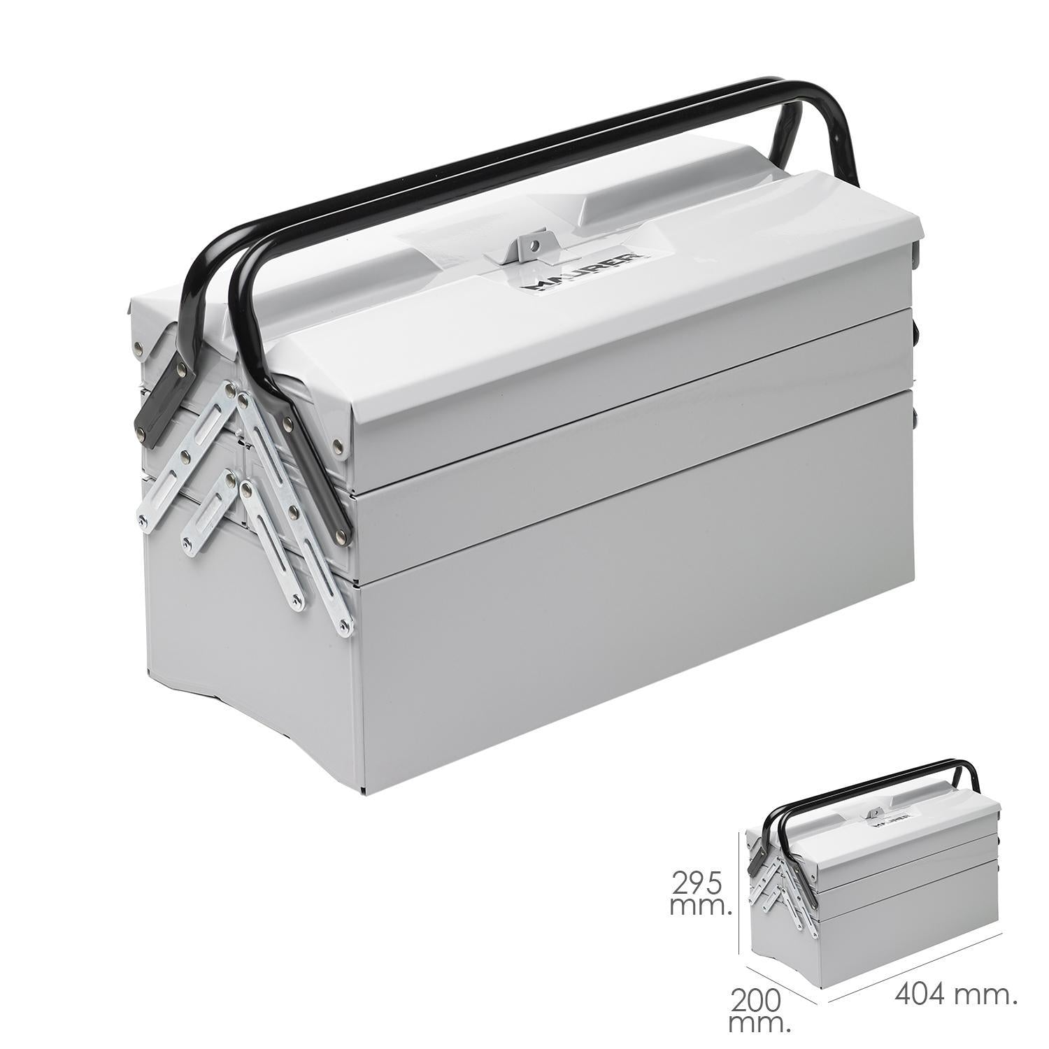 Caja Metalica Para Herramientas Maurer 404x200x295 Mm.