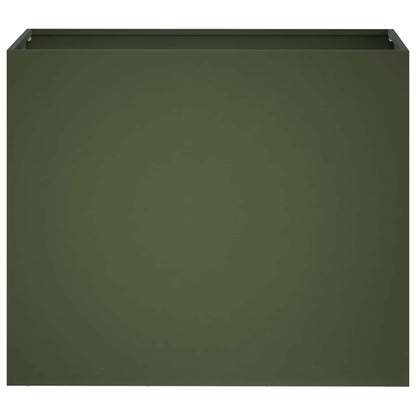Macetero De Jardín 2 Uds. Verde Oliva 60 X 30 X 40 Cm_3