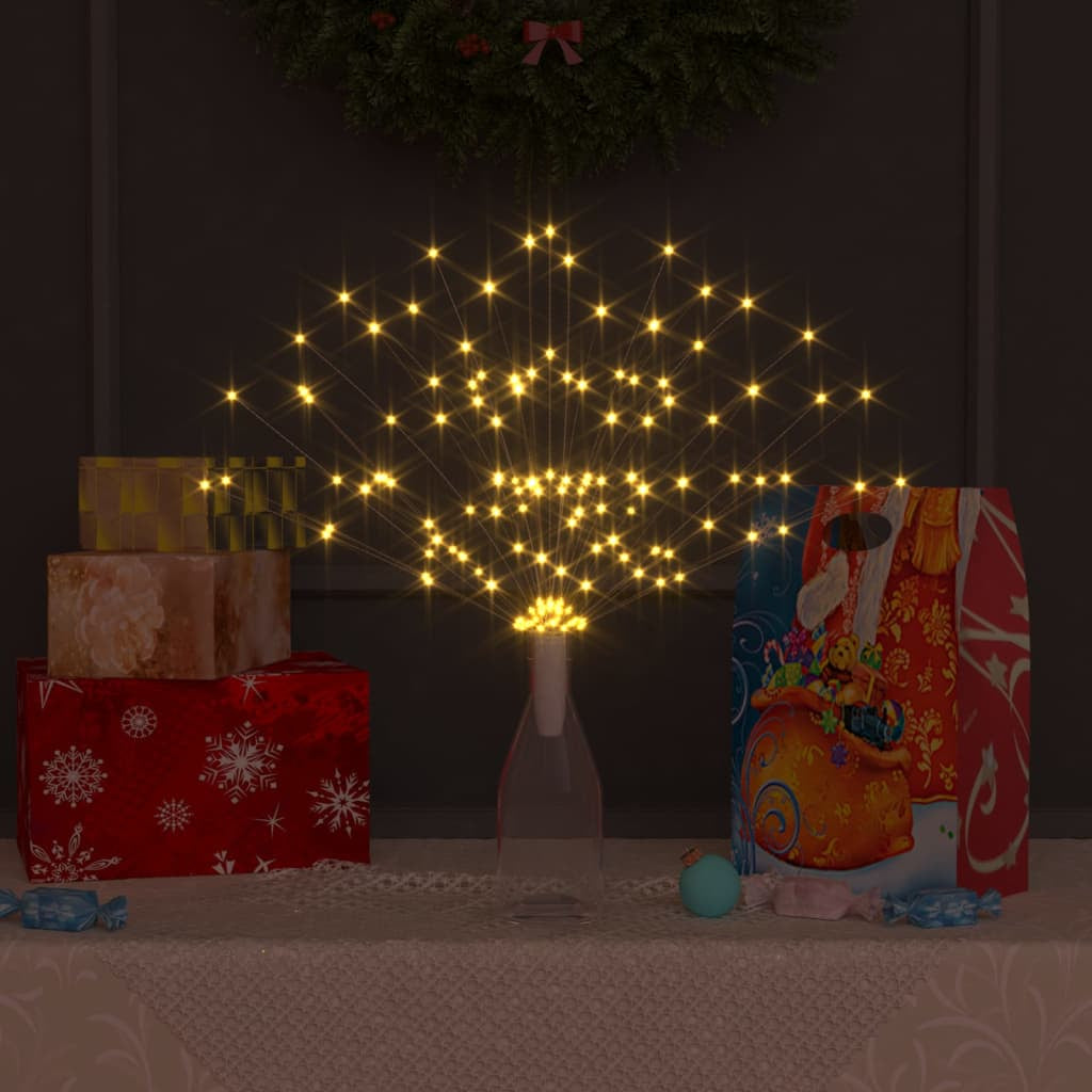 Vidaxl Luces De Petardo Navidad Exterior Blanco Cálido 560 Leds 20 Cm_2