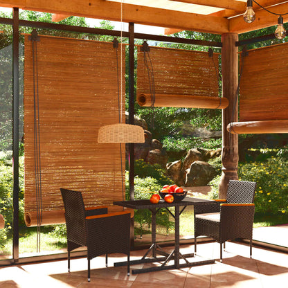 Vidaxl Juego De Comedor Para Jardín 3 Piezas Negro_1