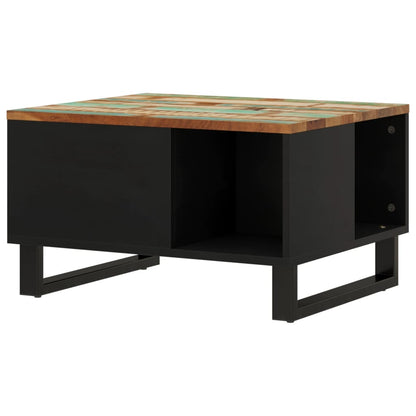 Mesa De Centro De Madera Maciza Reciclada 60x50x35 Cm_3