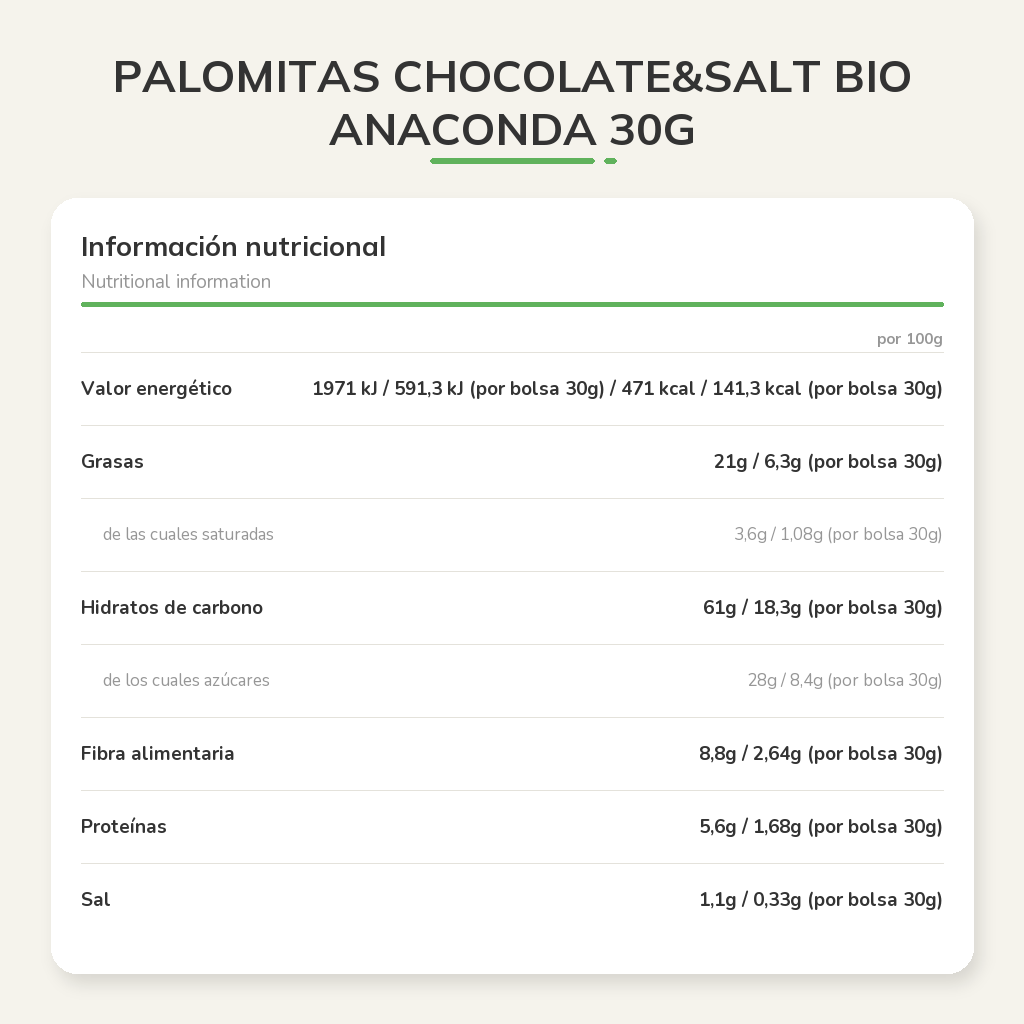 Información nutricional