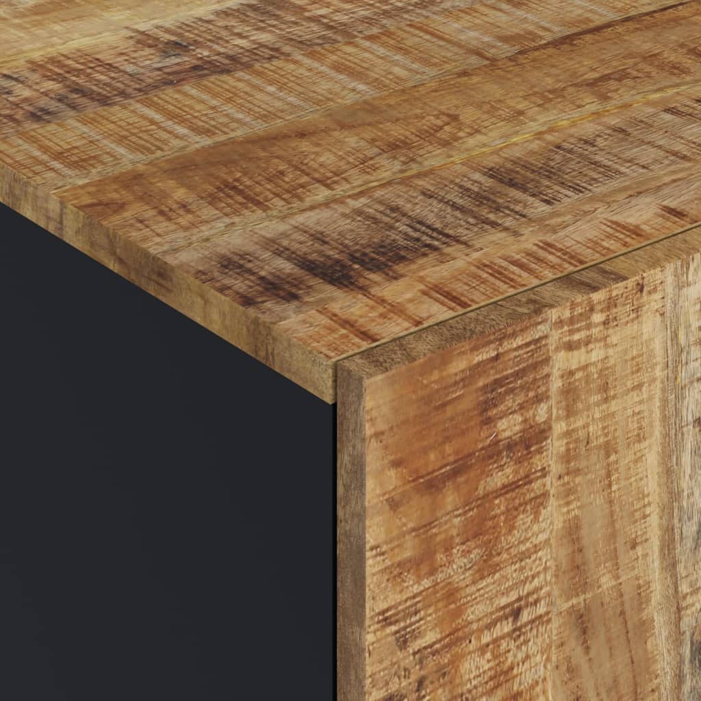 Mesa De Centro Madera Maciza Mango Y Contrachapada 100x54x40 Cm_4