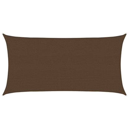 Vidaxl Toldo De Vela Marrón Hdpe 160 G/m² 2,5x4,5 M_0