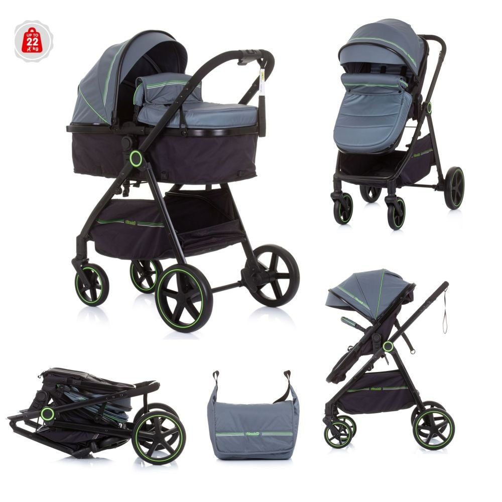 Carrito De Bebé Duo Convertible Misty Hasta 22 Kg Graphite_0