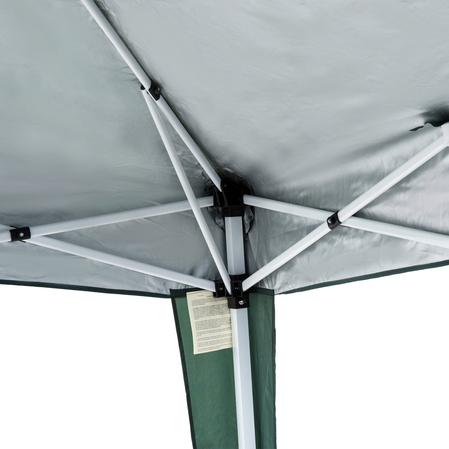 Outsunny Carpa Plegable 2,4x2,4m De Jardín Diseño Pop Up Cenador De Acero Y Tela_4