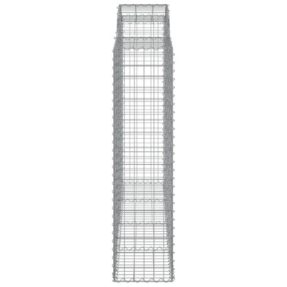 Cestas De Gaviones 6 Uds Forma De Arco Hierro 200x50x160/180 Cm_4