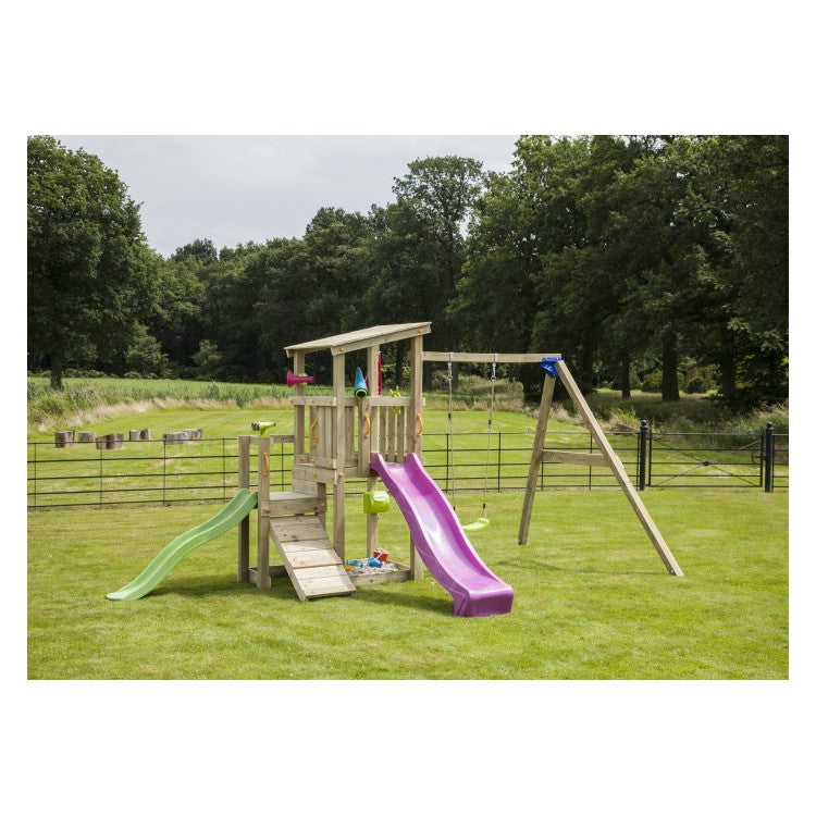 Parque Infantil Masgames Cascade L Con Columpio Individual._1