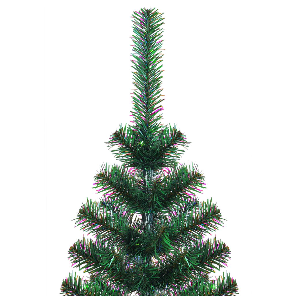 Vidaxl Árbol De Navidad Artificial Puntas Iridiscentes Pvc Verde 120cm_1