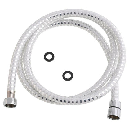 Flexo Ducha Pvc Blanco/plata 1,50 Metros_0