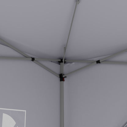 Outsunny Carpa Gazebo Con Paredes Desontables Ventanas Visibles Incluye Bolsa_3