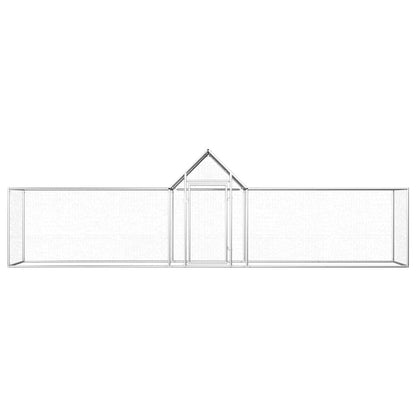 Vidaxl Gallinero Acero Galvanizado 5x1x1,5 M_1