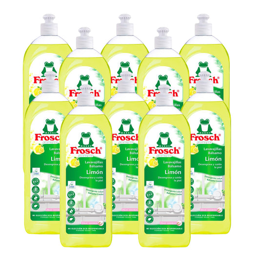 Pack 10x Lavavajillas limón Eco Frosch 750 ml