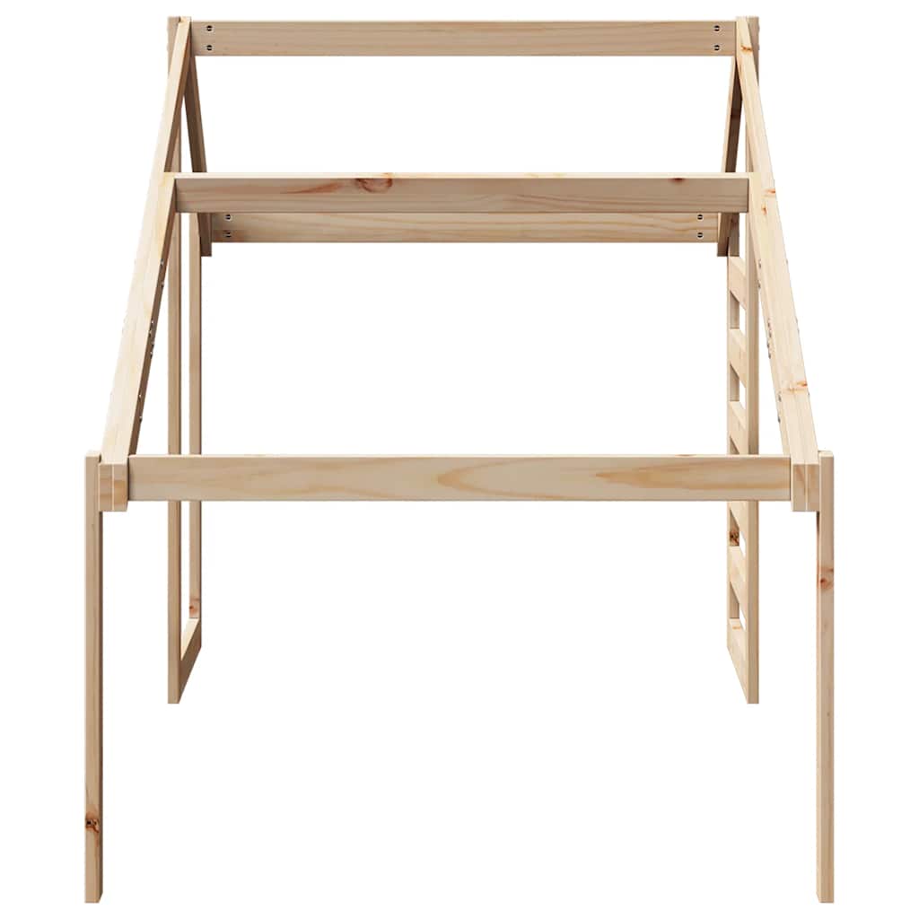 Techo De Cama Infantil Madera Maciza Pino 188x97x113 Cm_4