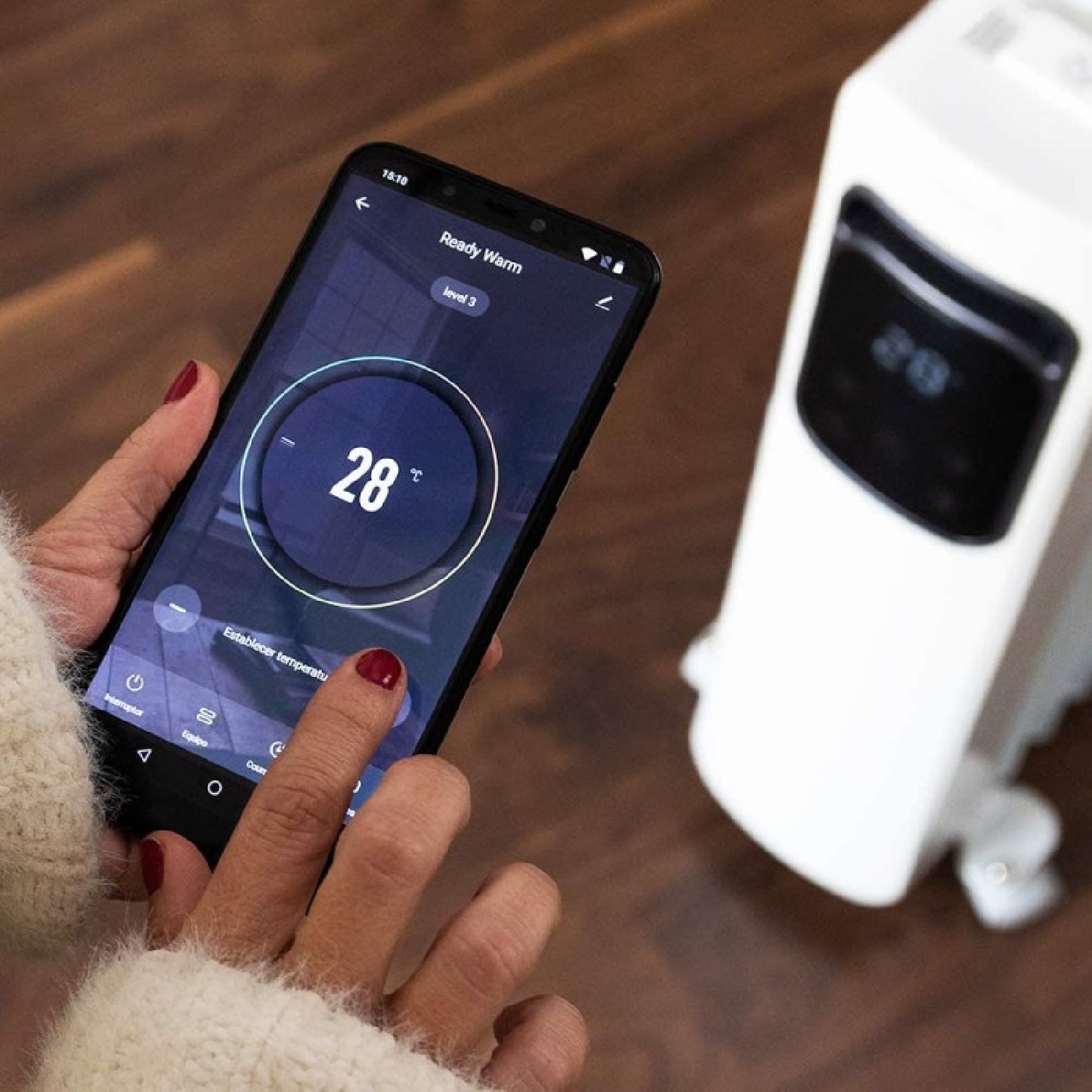 Cecotec Radiador Eléctrico De Aceite Ready Warm 11000 Touch Connected. Bajo Consumo 11 Elementos 2500 W Control Por App_4