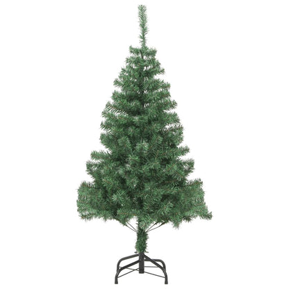 Vidaxl Árbol De Navidad Artificial Con Soporte Acero 910 Ramas 210 Cm_1