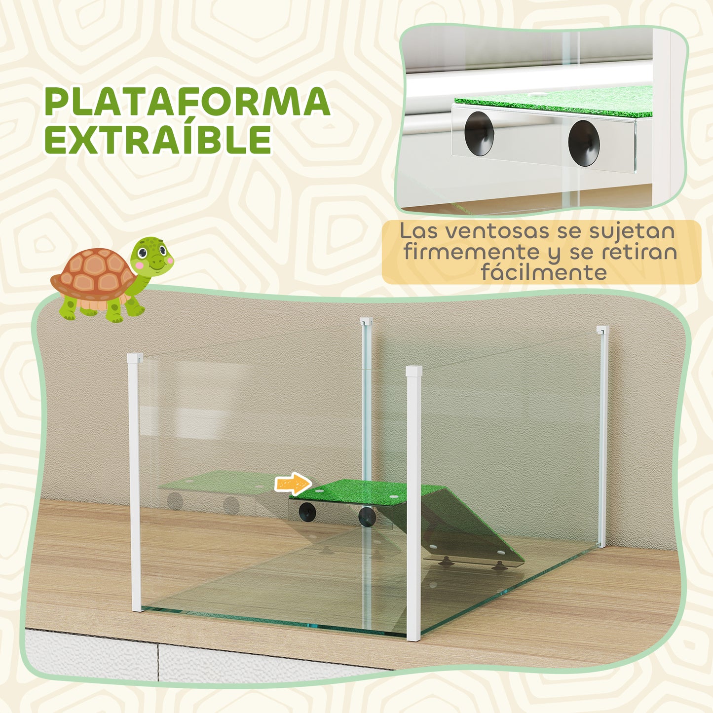 Pawhut Acuario Para Tortugas_4