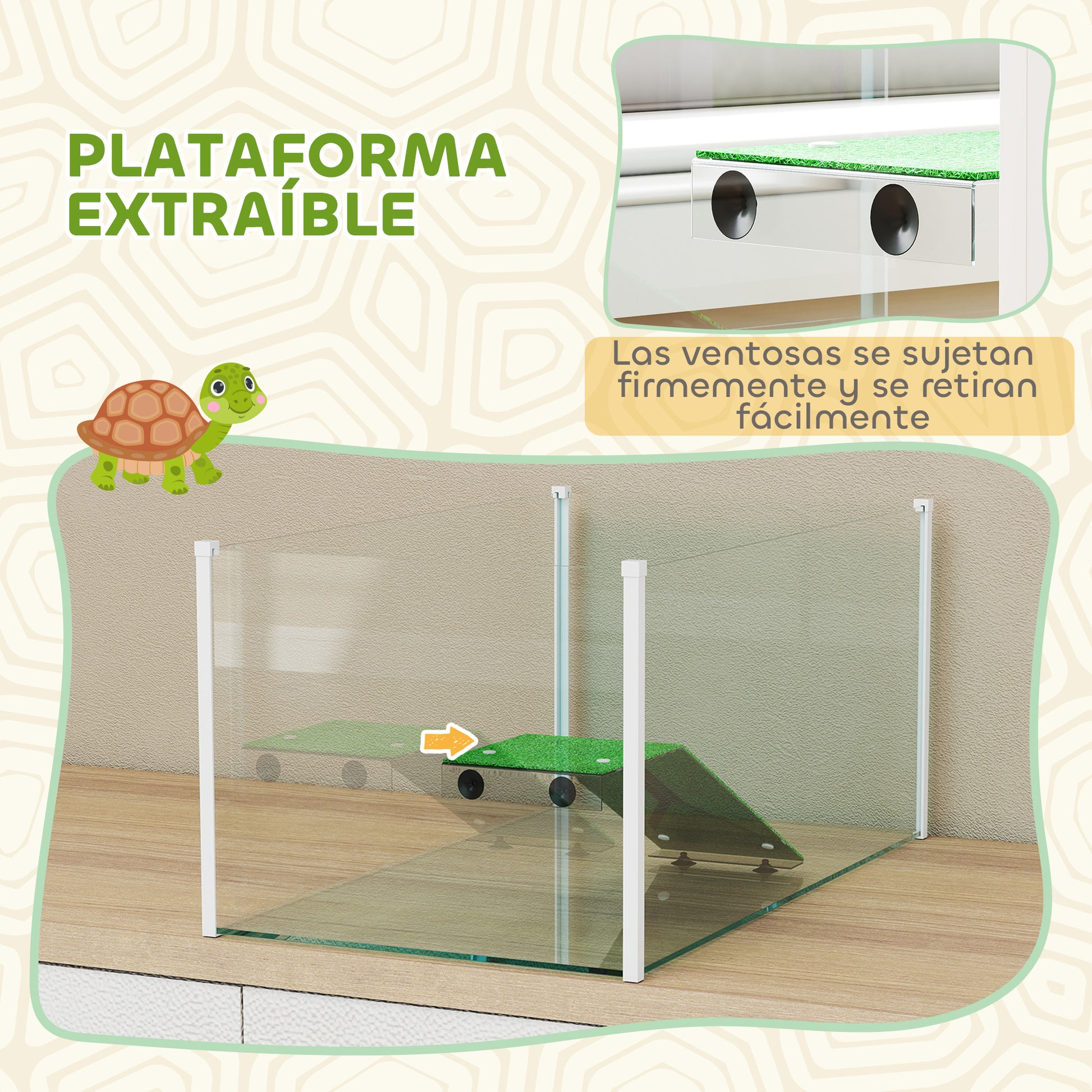 Pawhut Acuario Para Tortugas_4