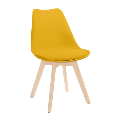 Pack 4 Sillas De Comedor Estilo Nórdico Daria 83x55x48cm Thinia Home_1