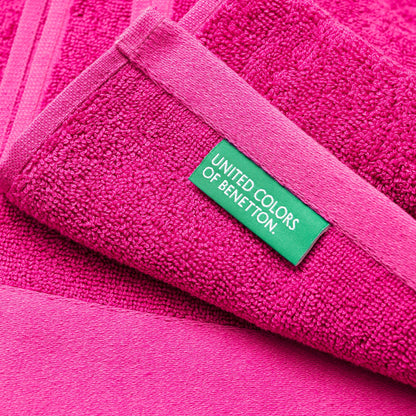 Toalla 70x140cm Algodón Orgánico 450gsm Fucsia Be_5