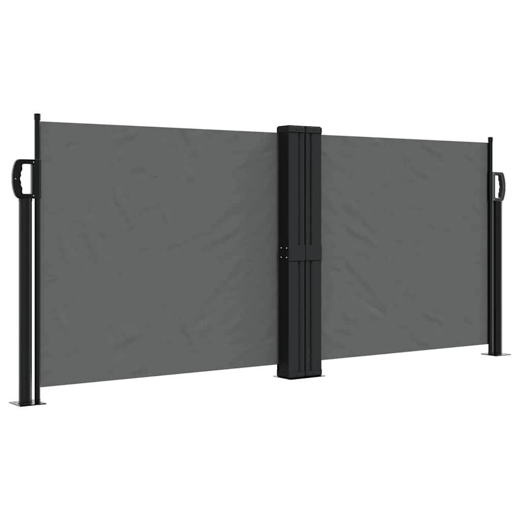 Vidaxl Toldo Lateral Retráctil Gris Antracita 100x1000 Cm_0