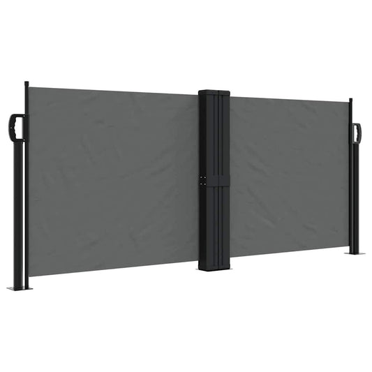 Vidaxl Toldo Lateral Retráctil Gris Antracita 100x1000 Cm_0