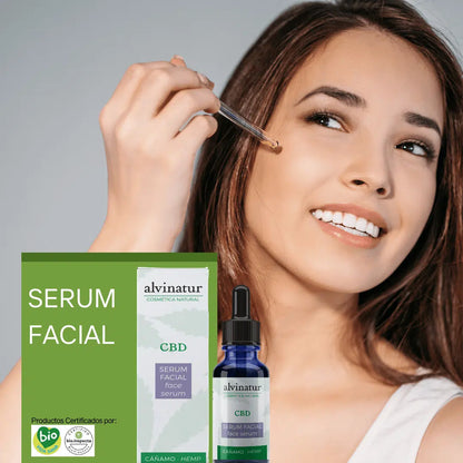 Alvinatur – Sérum Facial CBD 30 Ml – Cuidado Intensivo Del Rostro – Textura Ligera Con Gotero En Envase De Cristal_1
