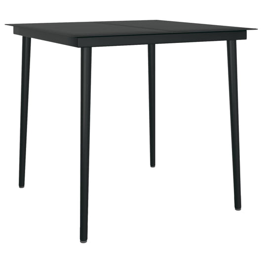 Set Comedor De Jardín 3 Piezas Y Cojines Ratán Sintético Marrón / Vetonek_0