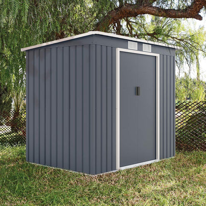 Caseta Metálica Estándar Gris Para Exterior E Interior 2,13x1,73x1,3 M / Multicolor_0