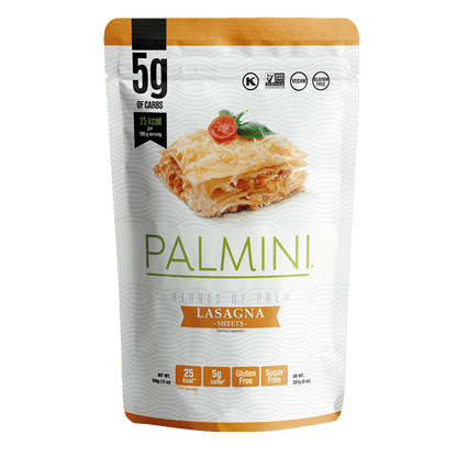 Pasta Lasagna de palmito Palmini 338 g