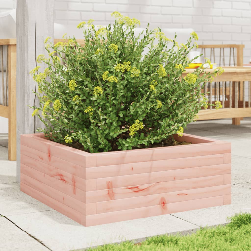 Jardinera De Madera Maciza De Abeto Douglas 60x60x23 Cm_2