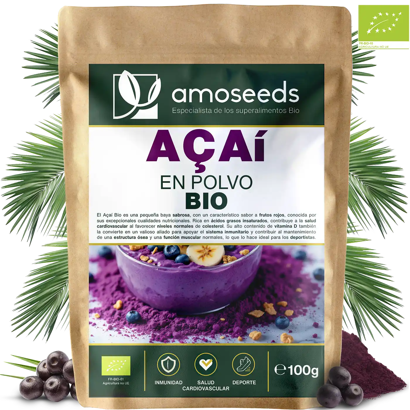 Açaí En Polvo Bio 100g_0