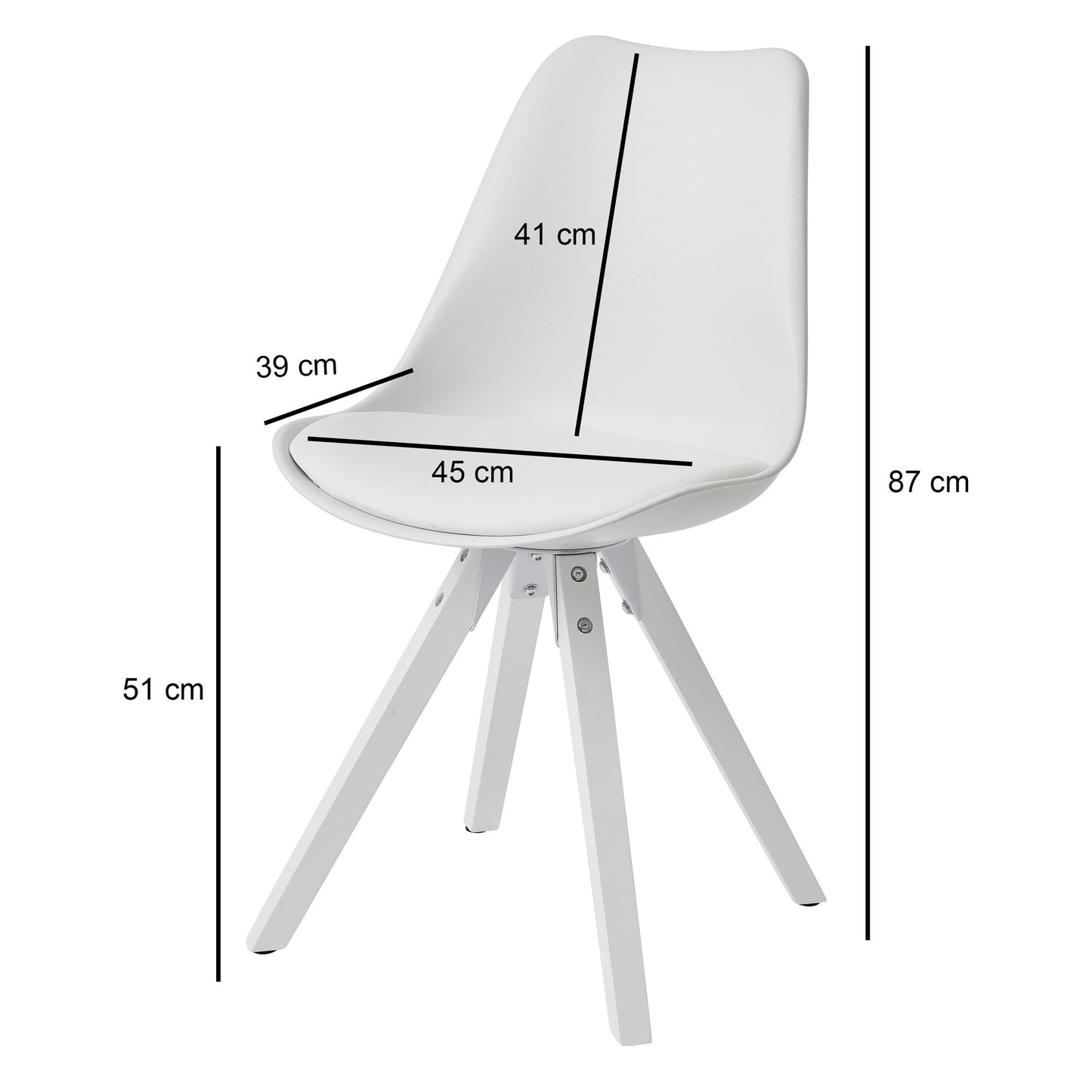 Silla De Comedor Ligera Y Acogedora, Modelo Wl6.136_3